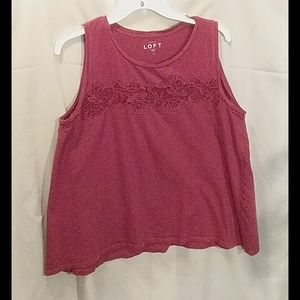 Loft knit top size L
